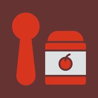 Feeding Spoons Icon Design vector