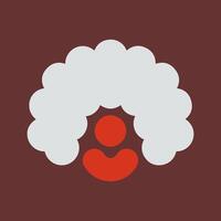 Clown Wig Icon Design vector