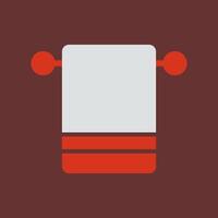 Bath Towels Icon Design vector