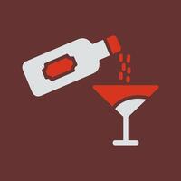 Wine Pour Icon Design vector