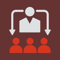 HR Technology Icon Design vector