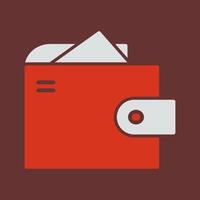 Wallet Icon Design vector