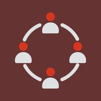 Supportive Community Icon Design vector