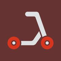Kick Scooter Icon Design vector