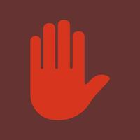 Raising Hands Icon Design vector