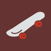 Skateboard Icon Design vector