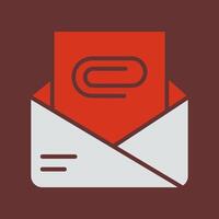 Attachment Clip Icon Design vector