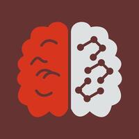 Machine Learning Icon Design vector