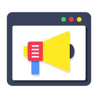 Perfect design icon of web promotion vector