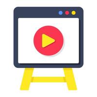 Unique design icon of web vector