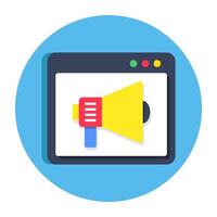 Perfect design icon of web promotion vector