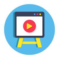 Unique design icon of web vector