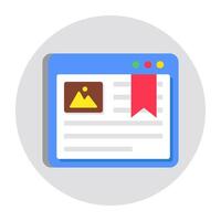 Unique design icon of web landscape vector