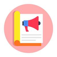 A perfect design of content marketing vector
