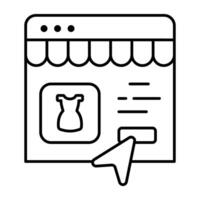 Modern design icon of web order vector