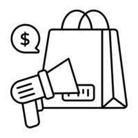 A colored design icon of barcode scan vector