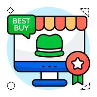 Premium design icon of best buy vector