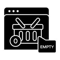 Perfect design icon of web shopping vector