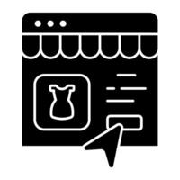 Modern design icon of web order vector
