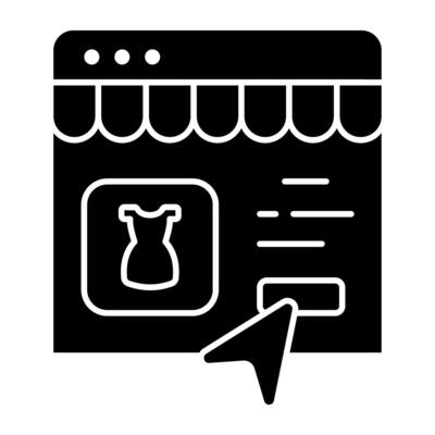Modern design icon of web order