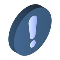 Modern design icon of error vector