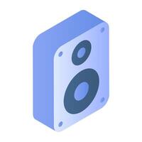 Modern design icon of sound speaker vector