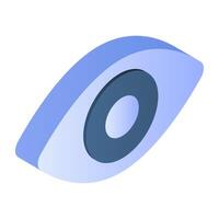A unique design icon of eye vector