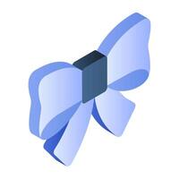 Trendy design icon of bowtie vector