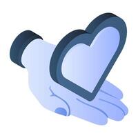 An icon design of heart isolated on white background vector