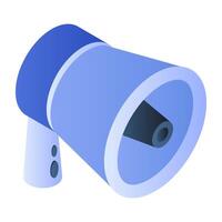 Modern design icon of megaphone vector