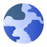 A creative design icon of globe vector