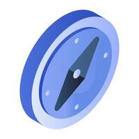 Creative design icon of compass vector