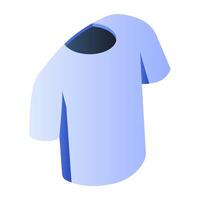 An icon design of shirt vector