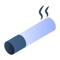 Trendy design icon of cigarette vector