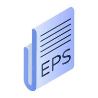 Premium design icon of eps file vector