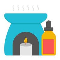 Modern design icon of sauna heater vector