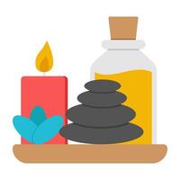 Modern design icon of spa products vector
