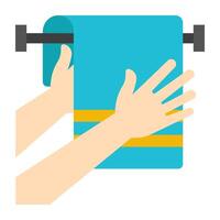 Modern design icon of towel vector