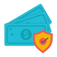 Perfect design icon of secure money vector
