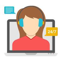 Trendy design icon of service vector