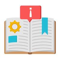 Modern design icon of setting manual vector