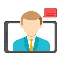 An icon design of call vector