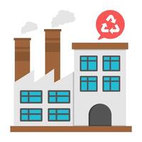 Perfect design icon of factory building vector