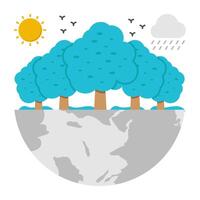 Unique design icon of world Eco day vector