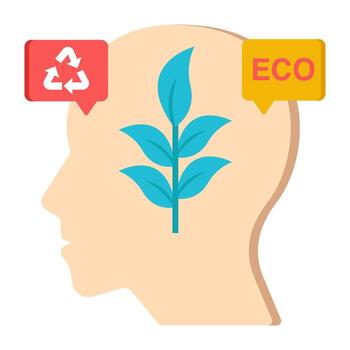 A flat design icon of add to cart vector