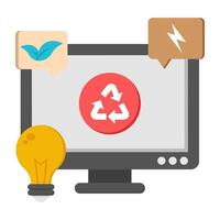 Modern design icon of web shopping target vector