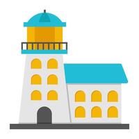 A unique design icon of lighthouse vector