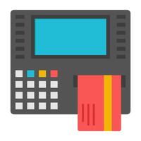 Perfect design icon of atm withdrawal vector
