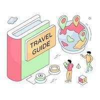 Pointer inside smartphone with road freight, illustration of mobile cargo location vector