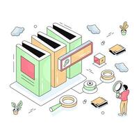 design of search book vector